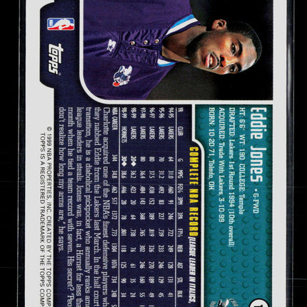 1999 Topps Eddie Jones #109