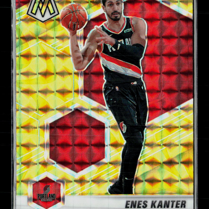 2021 Panini Mosaic Enes Kanter #120 Yellow