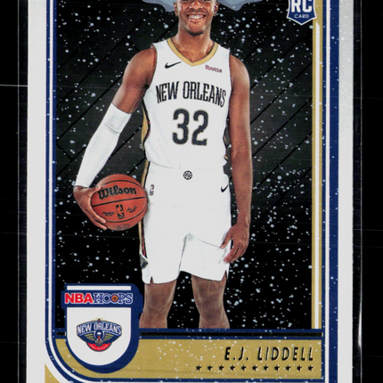 2022 Panini Hoops E.J. Liddell #266 Winter RC
