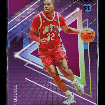 2022 Panini Chronicles Recon Draft Picks E.J. Liddell #8 Purple RC 03/49