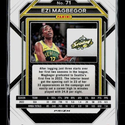 2023 Panini Prizm WNBA Ezi Magbegor #71 Silver