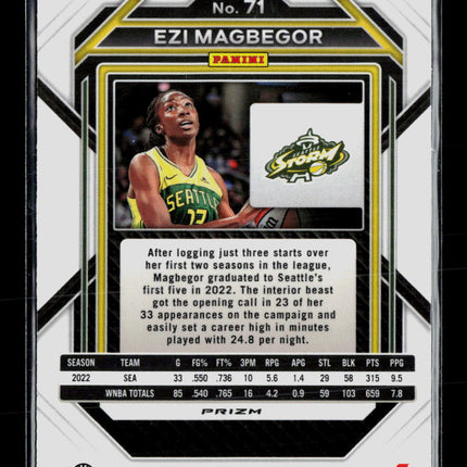 2023 Panini WNBA Prizm Ezi Magbegor #71 Silver