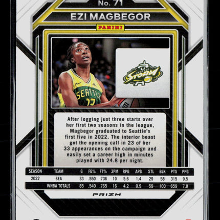 2023 Panini Prizm WNBA Ezi Magbegor #71 Red Wave