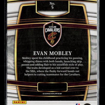 2022 Panini Select Evan Mobley #5 RC