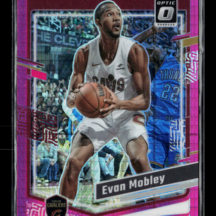 2024 Panini Donruss Optic Evan Mobley #45 Pink Hyper