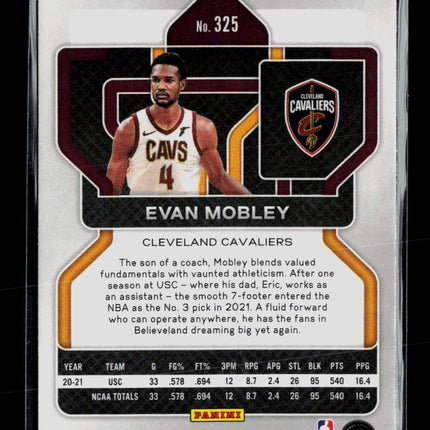 2021 Panini Prizm Evan Mobley #325 RC