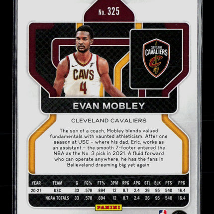 2021 Panini Prizm Evan Mobley #325