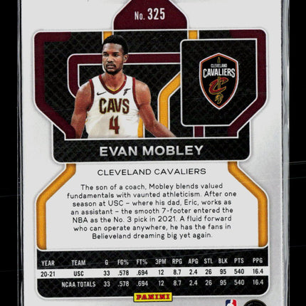 2021 Panini Prizm Evan Mobley #325 RC
