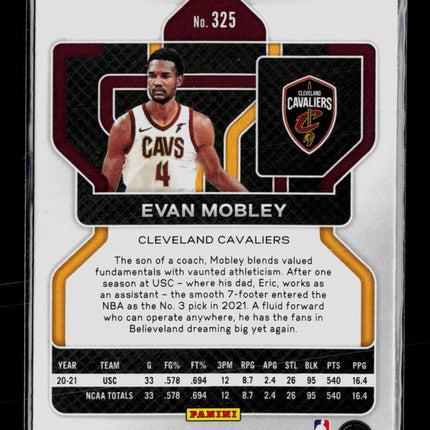 2021 Panini Prizm Evan Mobley #325 RC