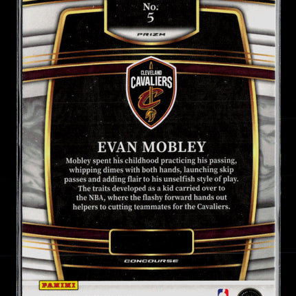2022 Panini Select Evan Mobley #5 RC