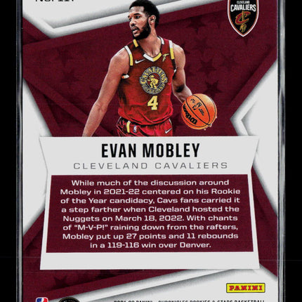2022 Panini Chronicles Rookies & Stars Evan Mobley #117 RC