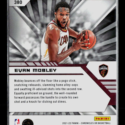 2022 Panini Chronicles XR Basketball Evan Mobley #380 RC