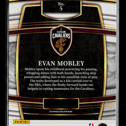 2022 Panini Select Evan Mobley #5 RC