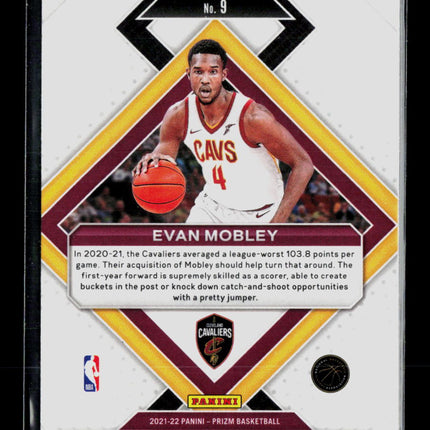 2021 Panini Prizm Emergent Evan Mobley #9 RC