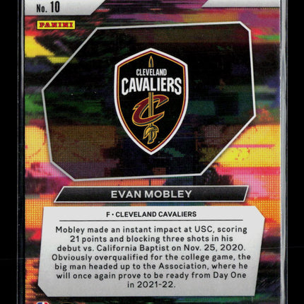 2021 Panini Prizm Instant Impact Evan Mobley #10 RC