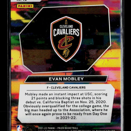 2021 Panini Prizm Instant Impact Evan Mobley #10 RC
