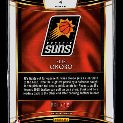 2019 Panini Select Elie Okobo #4 Red Prizm RC 080/199