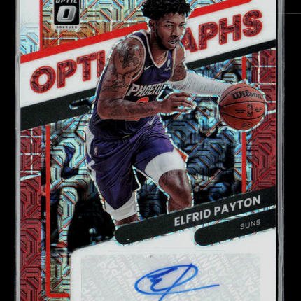 2022 Donruss Optic Elfrid Payton #OG-EPT Red Auto