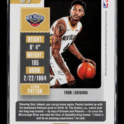 2018 Panini Contenders Elfrid Payton #3 Playoff Ticket /199