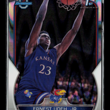 2023 Bowman University Ernest Udeh, Jr. #62 Refractor 011/100