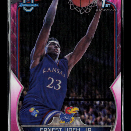 2023 Bowman University Ernest Udeh, Jr. #62 Pink 050/125 1st Bowman