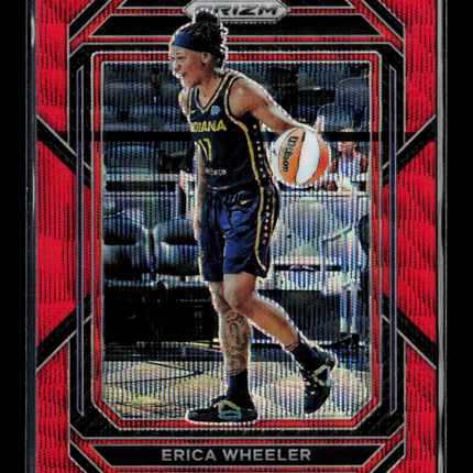 2023 Panini Prizm Erica Wheeler #61 Red Wave