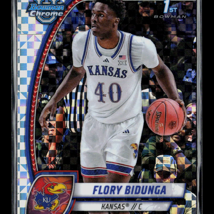 2025 Bowman Chrome University Flory Bidunga #24 X-Fractor