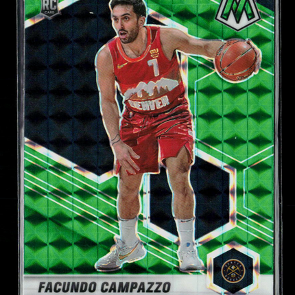 2021 Panini Mosaic Facundo Campazzo #237 Green RC