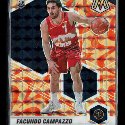 2021 Panini Mosaic Facundo Campazzo #237 Orange RC