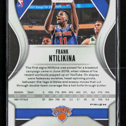 2019 Panini Prizm Frank Ntilikina #177 Pink Fast Break /50