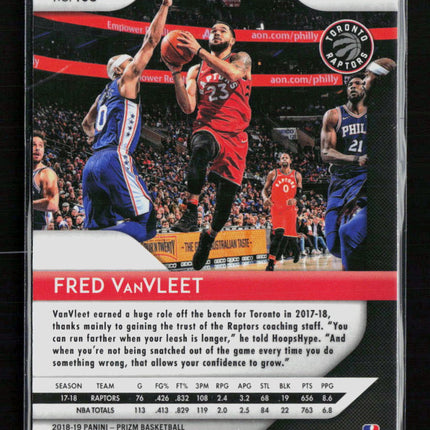 2018 Panini Prizm Fred VanVleet #103 Pink Ice