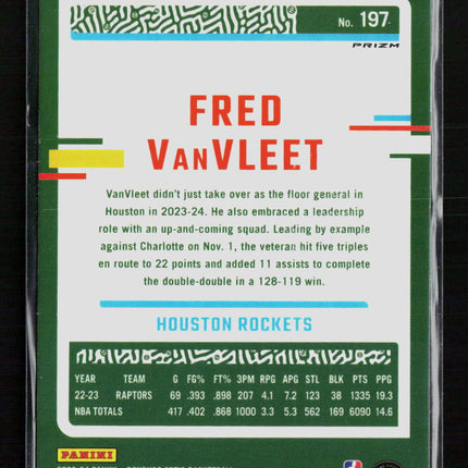 2024 Panini Donruss Optic Fred VanVleet #197 Holo