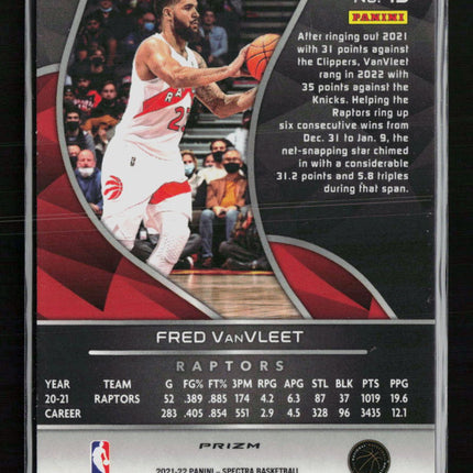 2022 Panini Spectra Fred VanVleet #19