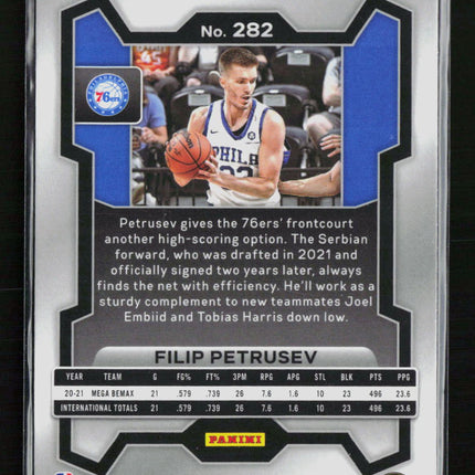 2023 Panini Prizm Filip Petrusev #282 RC