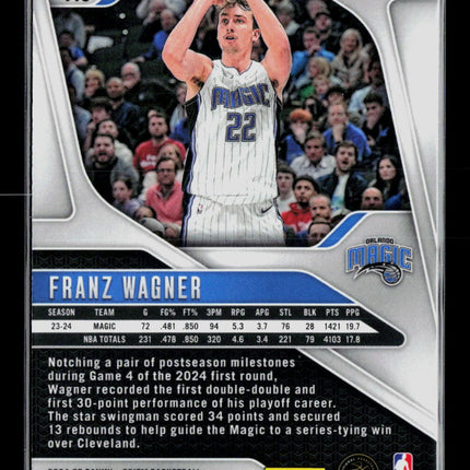 2024 Panini Prizm Franz Wagner #143 Red