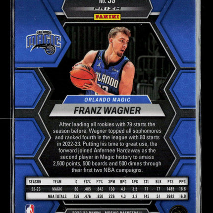 2022 Panini Mosaic Basketball Franz Wagner #39 Silver