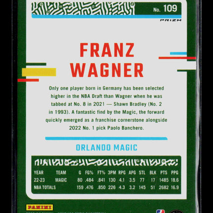 2024 Panini Donruss Optic Franz Wagner #109 Purple