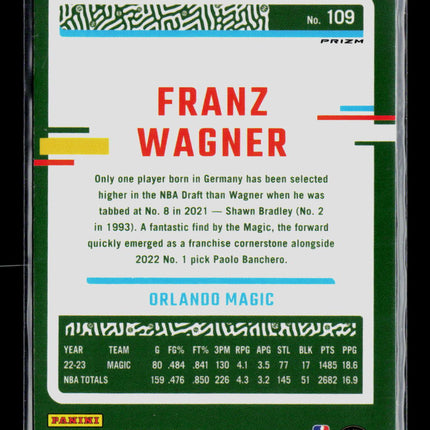 2024 Panini Donruss Optic Franz Wagner #109 Pink Hyper