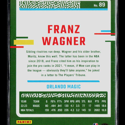2023 Donruss Franz Wagner #89 Green Laser