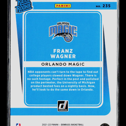 2021 Panini Donruss Franz Wagner #235