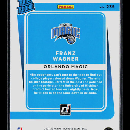 2021 Donruss Franz Wagner #235