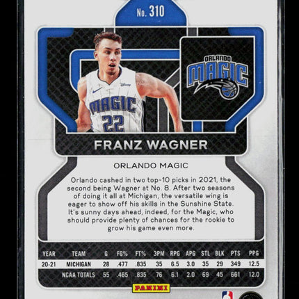 2021 Panini Prizm Franz Wagner #310