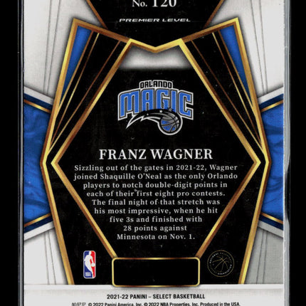 2022 Panini Select Franz Wagner #120