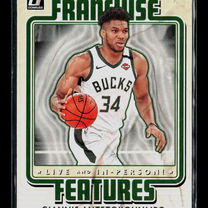 2020 Donruss Franchise Features Giannis Antetokounmpo #17
