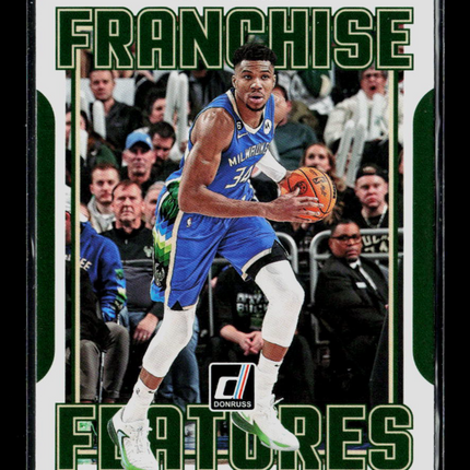 2023 Panini Donruss Franchise Features Giannis Antetokounmpo #10