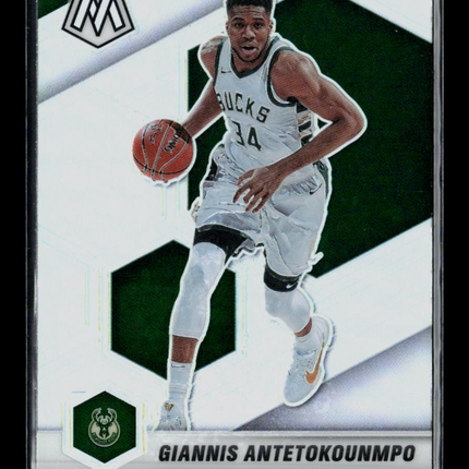 2021 Panini Mosaic Giannis Antetokounmpo #80 Silver