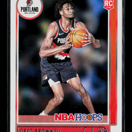 2021 Panini Hoops Greg Brown III #226