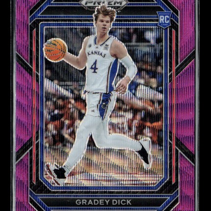 2023 Panini Prizm Draft Picks Gradey Dick #84 Purple Wave RC