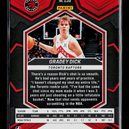 2024 Panini Mosaic Gradey Dick #239 RC