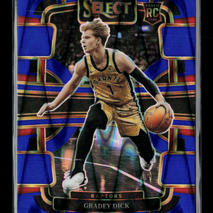 2024 Panini Select Basketball Gradey Dick #90 Blue RC 10/99
